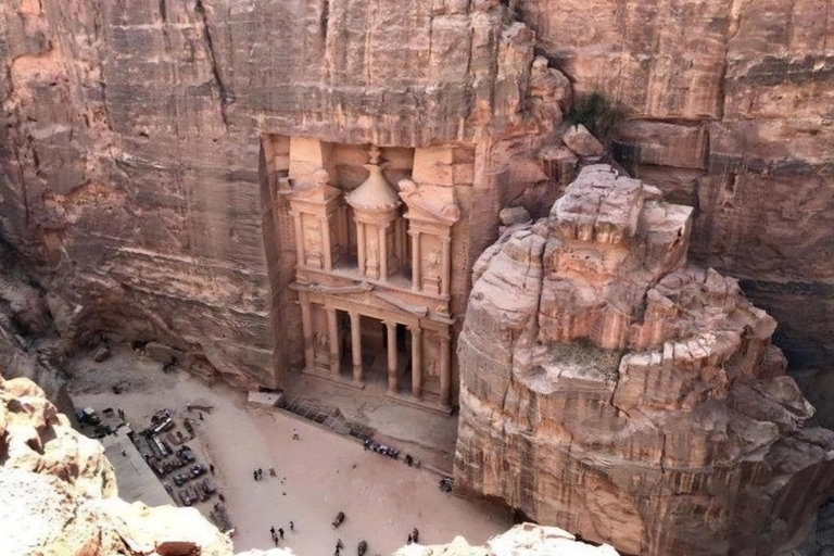 Desde Ammán: Excursión de un día al Mar Muerto y Petra con traslados