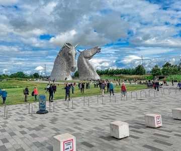 Von Greenock aus: Die Kelpies, Stirling Castle und Loch Lomond