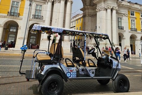 Lisbona: tour della città, storia e alfama 90 minuti in tuktuk