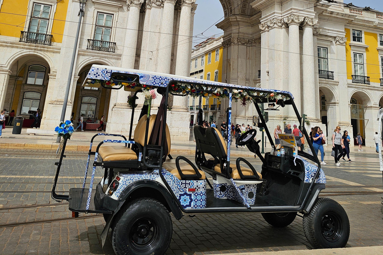 Lisbona: tour della città, storia e alfama 90 minuti in tuktuk