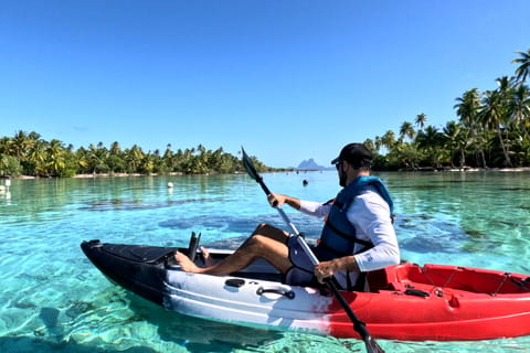 Tahaa : Location Kayak Monoplace - Jardin de Corail - Snorkeling