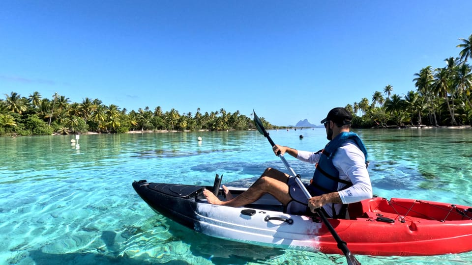Tahaa : Location Kayak Monoplace - Jardin de Corail - Snorkeling