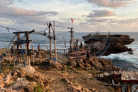 Tour della Grotta di Jomblang e della Spiaggia di Timang Yogyakarta