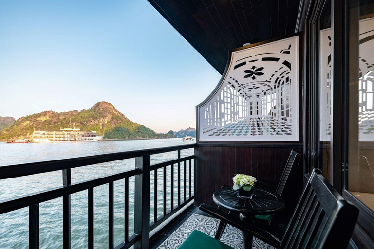 Hanoi: 2-Day Ha Long, Lan Ha 5-Star Cruise w/ Balcony Cabin Bay Light Suite with private balcony and bathtub (1st floor)
