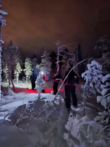 Luosto: Private Sliding Ski Adventure with Local Guide
