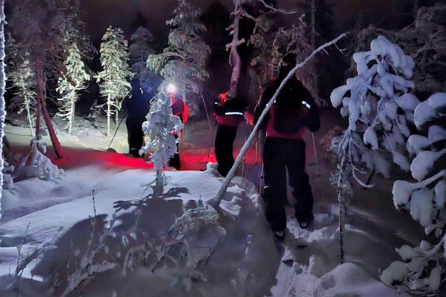 Luosto: Private Sliding Ski Adventure with Local Guide