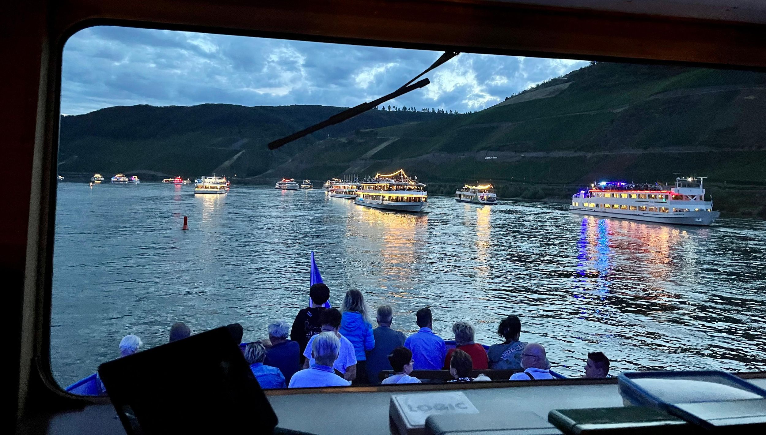 Rhein in Flammen in St. Goar