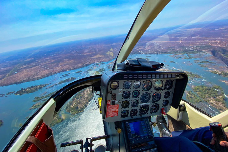 Victoria Falls: Flug der Engel Helikopter ErlebnisVictoriafälle: &quot;Flug der Engel&quot; per Helikopter