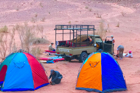 Wadi Rum: Desert Camp Tour With Jeep Safari And Star Gazing: