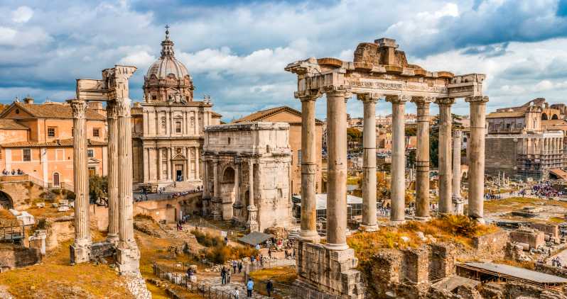 Rom: Palatinerhøjen og Forum Romanum-billet m/ multimedievideo