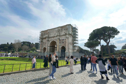 Rome: Colosseum, Roman Forum & Palatine Hill Tour Guided Tour in French