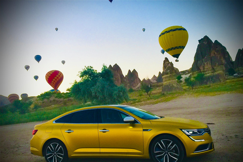Cappadocia: Private Driver-Guided Tour -Hotel Pickup &Drop Fulll day -sunrise baloon -day tour-sunset tours, 3 in 1