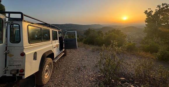 From Albufeira: Sunset Jeep Tour with Tastings