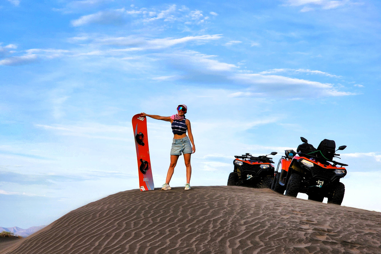 La Paz: ATV quad + sandboarding on the Mogote dunes La Paz: ATV + sandboarding on the Mogote dunes