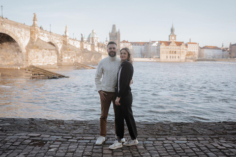 Praag: professionele fotoshoot op de Karelsbrug