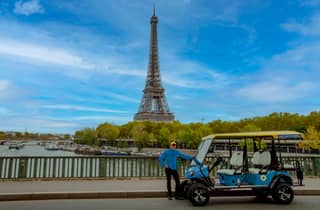 Golf Cart in Paris – Private Führung – Abholung inklusive