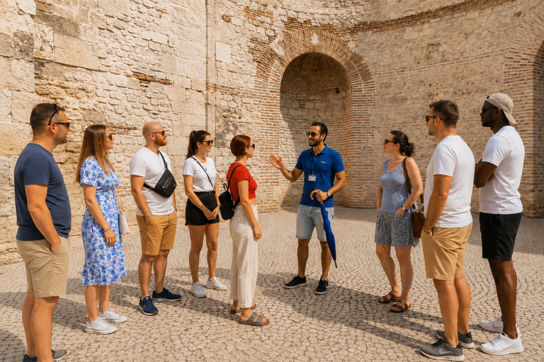 150-Min Split: Diocletian’s Palace, Markets & Fisherman Port Diocletian’s Palace, Markets & Fisherman Port GROUP TOUR