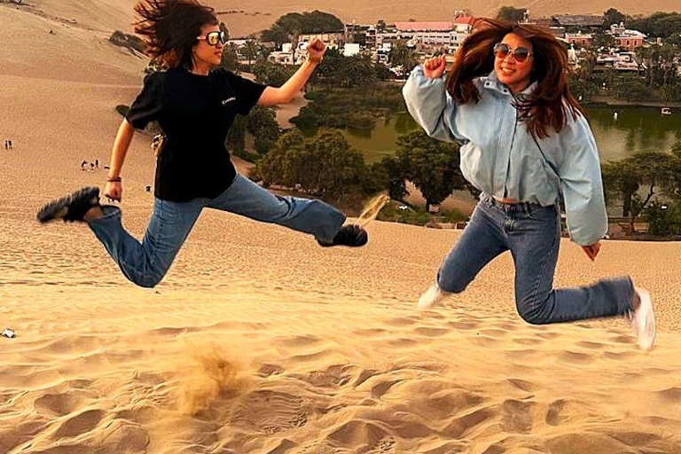 Huacachina: Dune Buggy Sightseeing Tour / Sandboard / Sand Ski / Bodyboard / Sunset-Toast Huacachina: Dune Buggy Sightseeing Tour / Sandboard / Sand Ski / Bodyboard / Sunset Toast