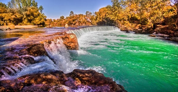 Manavgat River Cruise, Secret Waterfall & Grand Bazaar Tour