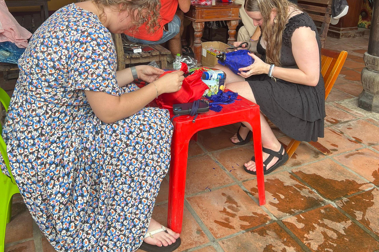 Cours de fabrication de lanternes avec Lynn