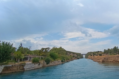Corinth Canal Cruise, Epidaurus, and Nafplio Private Tour Canal views and photo stop, Mycenae, Epidaurus and Nafplio
