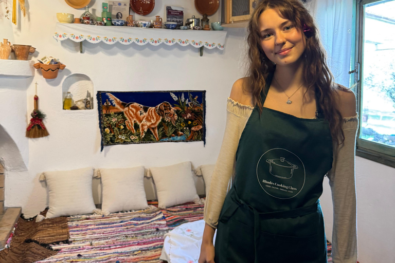 Rhodes: 1952 Farmhouse Cooking & Lunch with Unlimited Wine Rhodes: Cooking Class & Lunch at a traditional Farmhouse