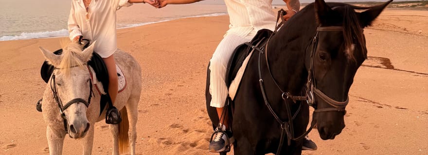 Monte Cabanas do Mar : promenade à cheval privée jusqu'à la plage