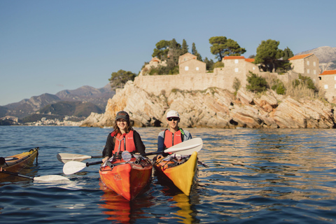 Budva: 18km Sea Kayak Mini Expedition to Petrovac Islands