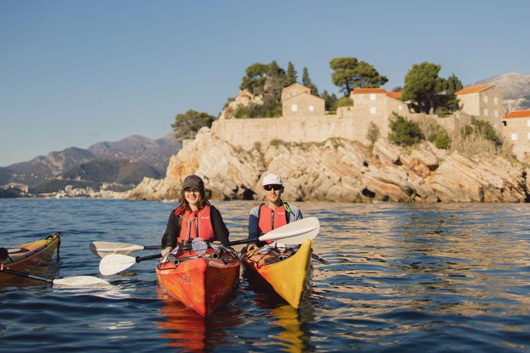 Budva: 18km Sea Kayak Mini Expedition to Petrovac Islands