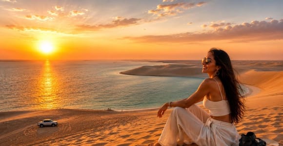 Doha: Inland Sea Desert Safari With All Activities