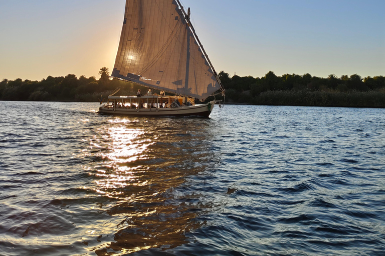 Aswan: Six Hours Felucca Sailing with Lunch & Tea & Cakes