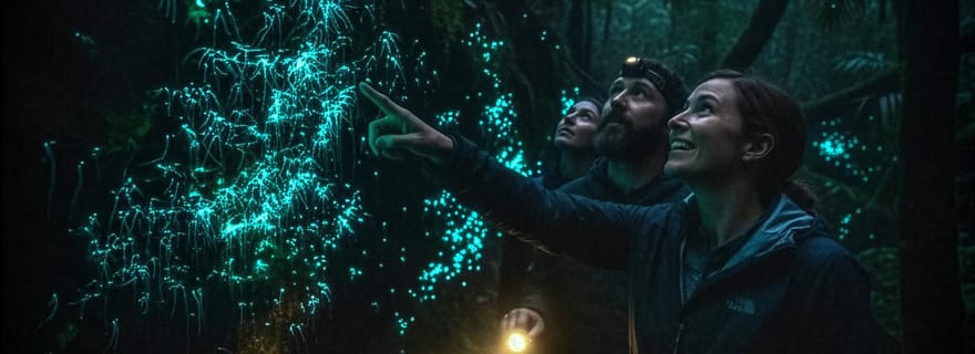 Byron Bay : expérience vers luisants, cascades et forêt tropicale