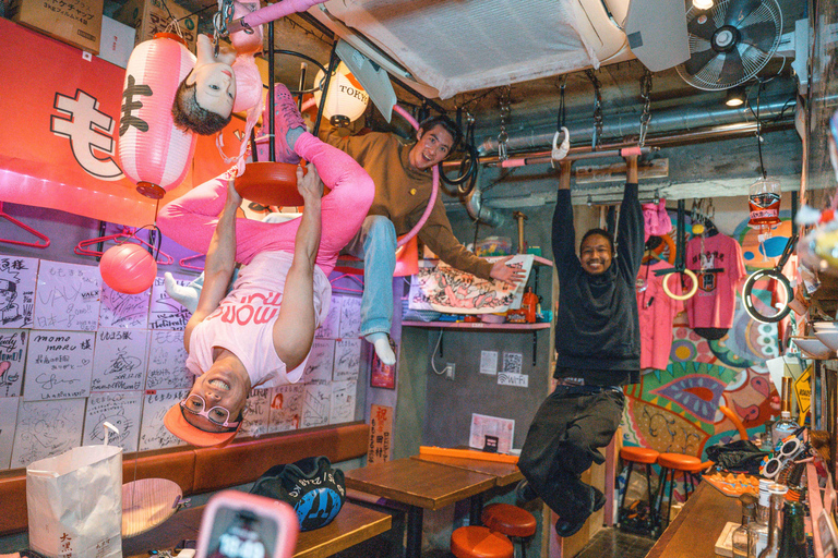 Tokyo: Shibuya Hidden Local Bar Experience with Local Guide HIDDEN BAR+KARAOKE+NIGHT CLUB TOUR