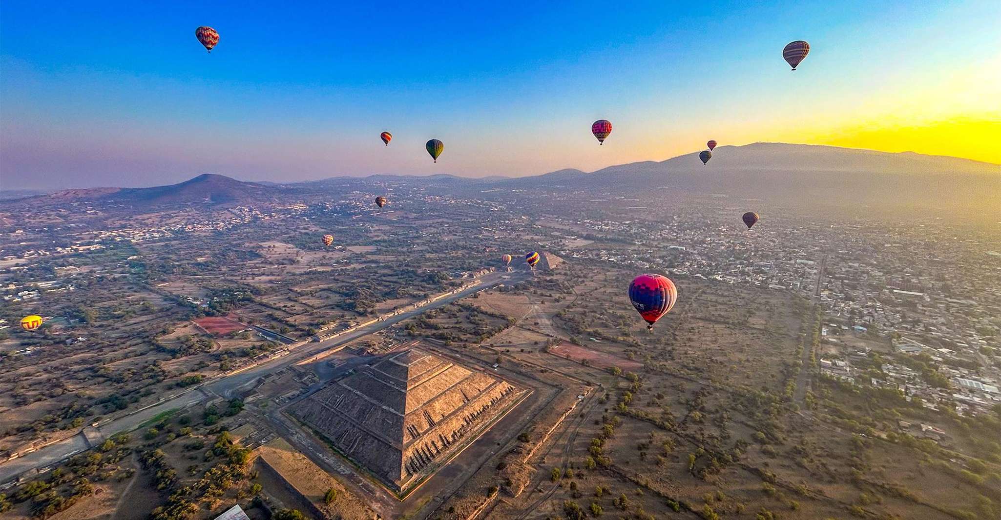 Mexico City: Balloon Flight, Teotihuacan & Guadalupe Shrine