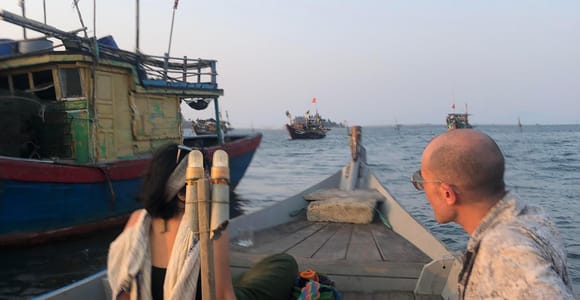 HoiAn Sunset Fishing & BBQ Dinner Cruise Boat