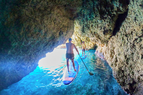 Ibiza: Stand-Up Paddle Boarding Tocht naar Geheime Grotten