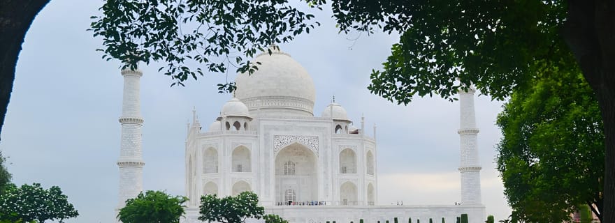 Agra : visite guidée en voiture du Taj Mahal, du fort d'Agra et du Baby Taj