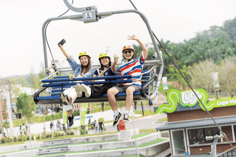 Kuala Lumpur: Skyline Luge Ticket de entrada4 Paseos en trineo con Skyride