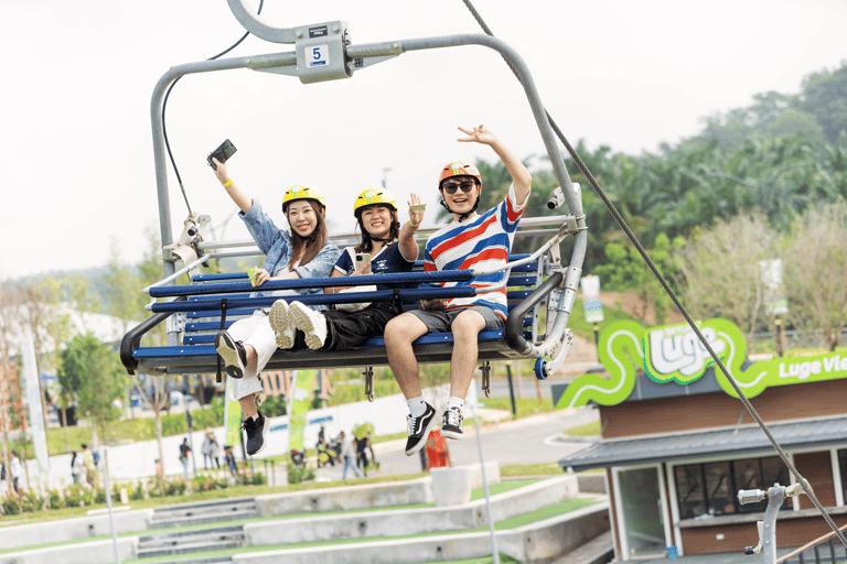 Kuala Lumpur: Skyline Luge Eintrittskarte4 Rodelfahrten mit Skyride