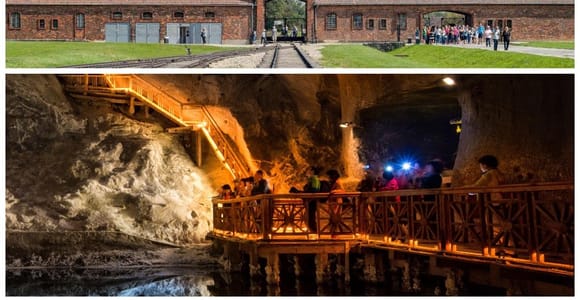 From Krakow: Auschwitz and Wieliczka Salt Mine Full-Day Trip