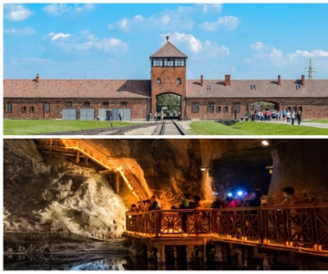 From Krakow: Auschwitz and Wieliczka Salt Mine Full-Day Trip