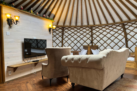 Terelj: Premium Mongolian Ger (Yurt) Overnight Experience Chinggis Khaan Statue + Ger