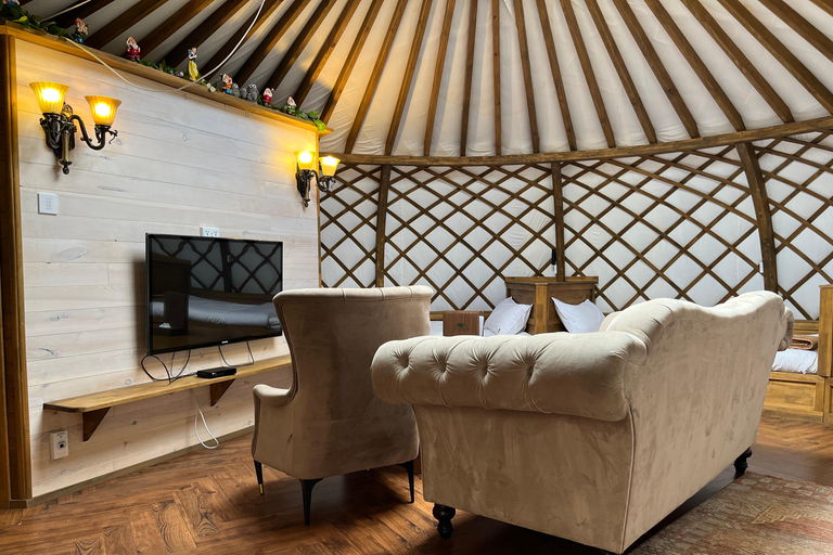 Terelj: Premium Mongolian Ger (Yurt) Overnight Experience Chinggis Khaan Statue + Ger