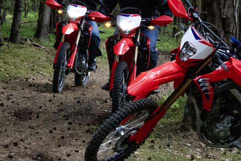 Enduro motorcycle experience around Vilnius city