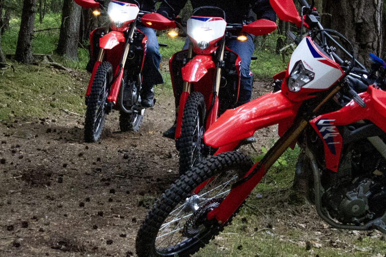 Enduro motorcycle experience around Vilnius city