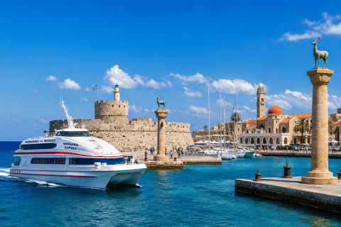 Marmaris: Rhodes Round-Trip Ferry Ticket Tickets without Port Tax