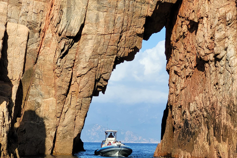 Calvi 12-Seater Guided Boat Visit: Scandola + Girolata + Piana Calvi 12-seater guided boat visit: Scandola + Girolata + Piana