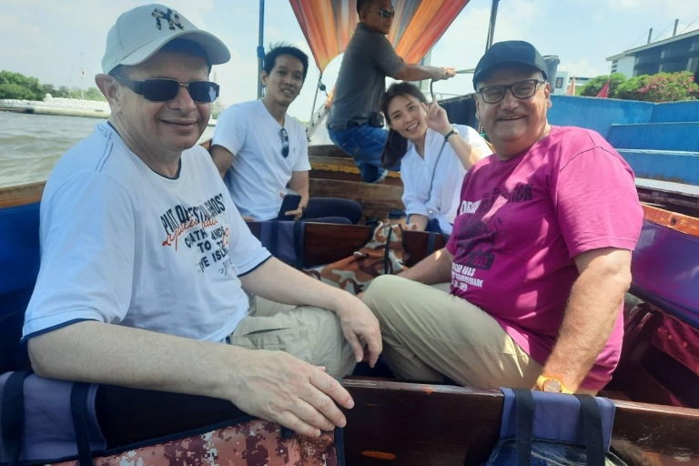 Bangkok: Recorrido en barco por el canal con puntos de interés en la riberaRecorrido en grupo reducido con punto de encuentro