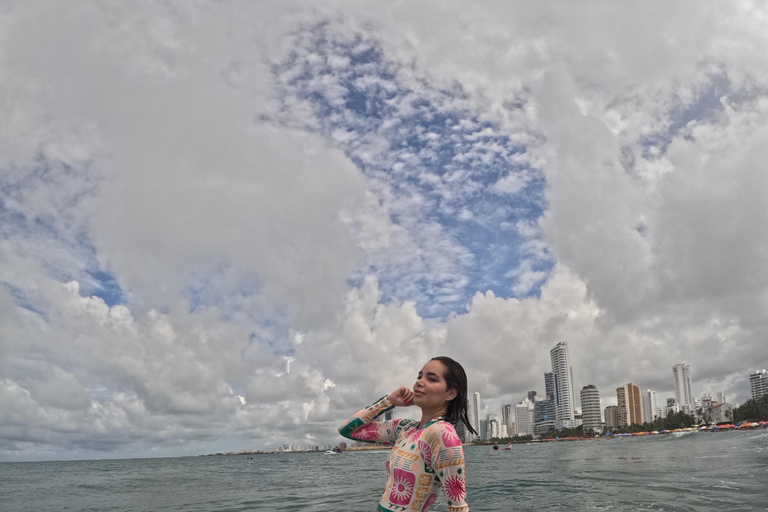 Cartagena: Surf Lesson with private coach Cartagena: paddle Lesson with private coach