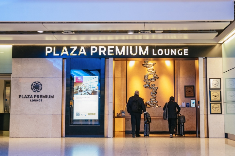 LHR London Heathrow Airport: Plaza Premium LoungeT5 vertrek: 6 uur gebruik